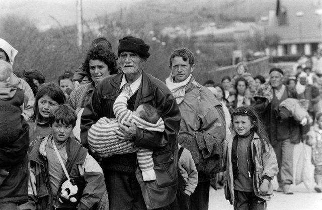 Desplazados guerra Kosovo
